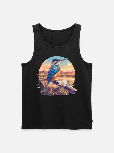 Kingfishers Kingfisher - Men's Premium Organic Tank Top - black