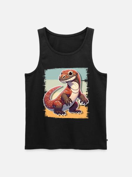 Komodo Dragon - Men's Premium Organic Tank Top - black