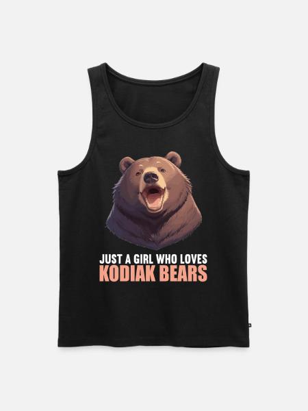 Kodiak Bear Kodiak Bear - Men's Premium Organic Tank Top - black