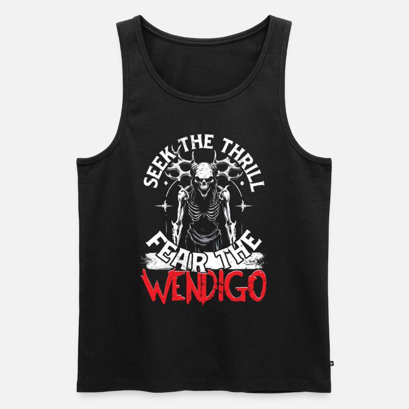 Wendigo Kryptide Cryptide - Débardeur bio Premium Homme - noir