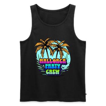 Mallorca Party Crew - Débardeur bio Premium Homme - noir - Devant - Michal (187cm)