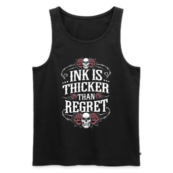 Tattoo Studio Tattoo Artist Tattoo Ideen - Männer Premium Bio Tank Top - Schwarz - Vorne - AI Model Male 178 light (178cm)