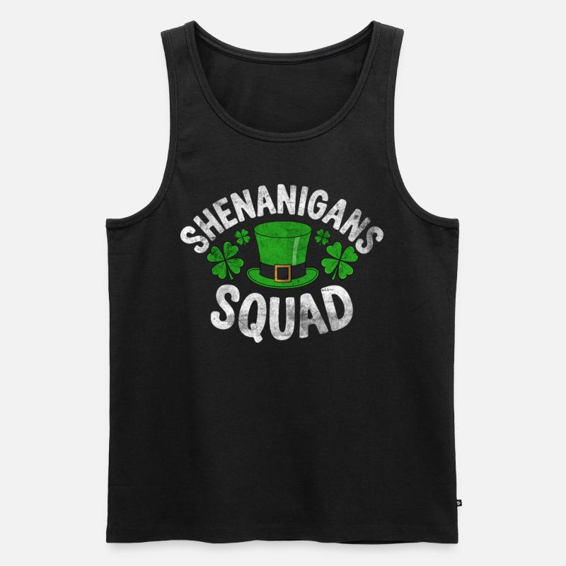 Shenanigans Squad - Männer Premium Bio Tank Top - Schwarz