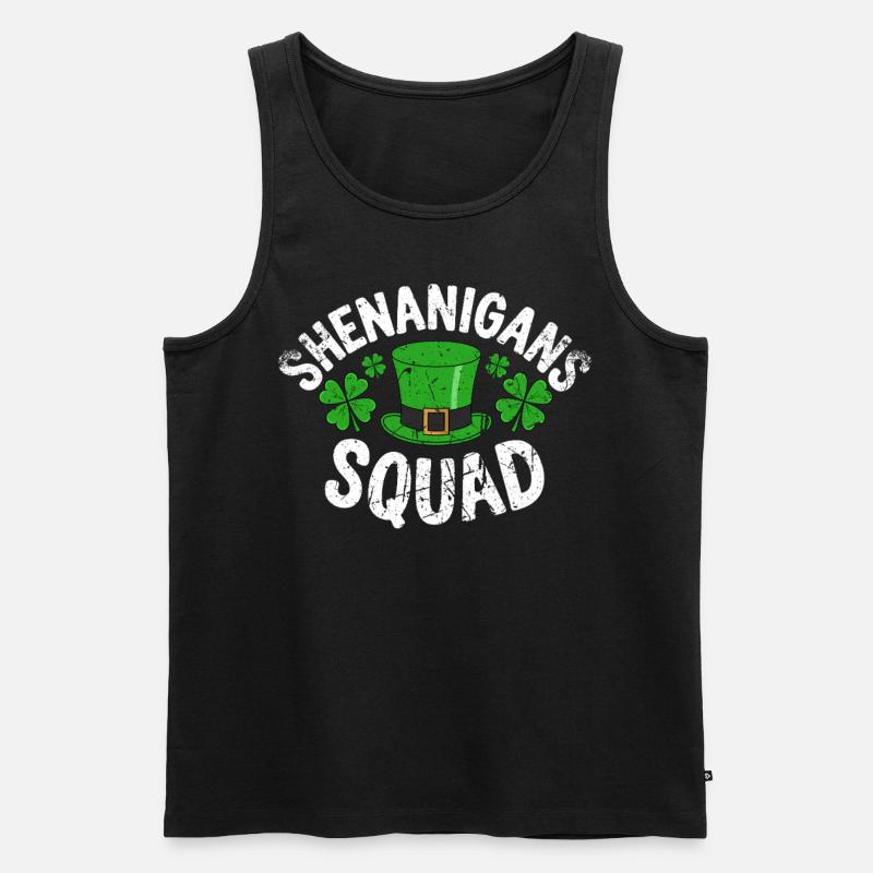 Shenanigans Squad - Männer Premium Bio Tank Top - Schwarz