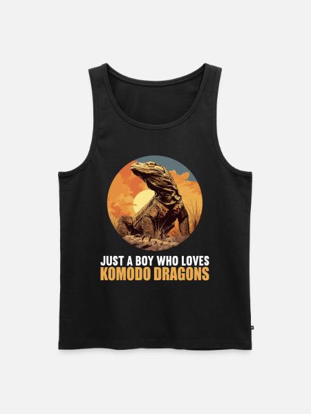 Komodo dragons Komodo dragon - Men's Premium Organic Tank Top - black