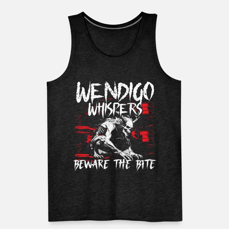 Wendigo Kryptide Cryptide Débardeur bio Premium Homme