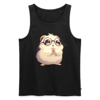 Lemmings Lemming - Men's Premium Organic Tank Top - black - Front - AI Model Male 178 light (178cm)