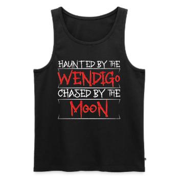 Wendigo Kryptide Cryptid - Männer Premium Bio Tank Top - Schwarz - Vorne - AI Model Male 178 light (178cm)