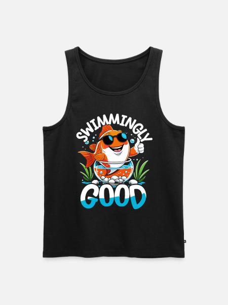 Aquarium Aquatics - Men's Premium Organic Tank Top - black