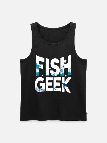 Aquarium Aquaristik - Männer Premium Bio Tank Top - Schwarz