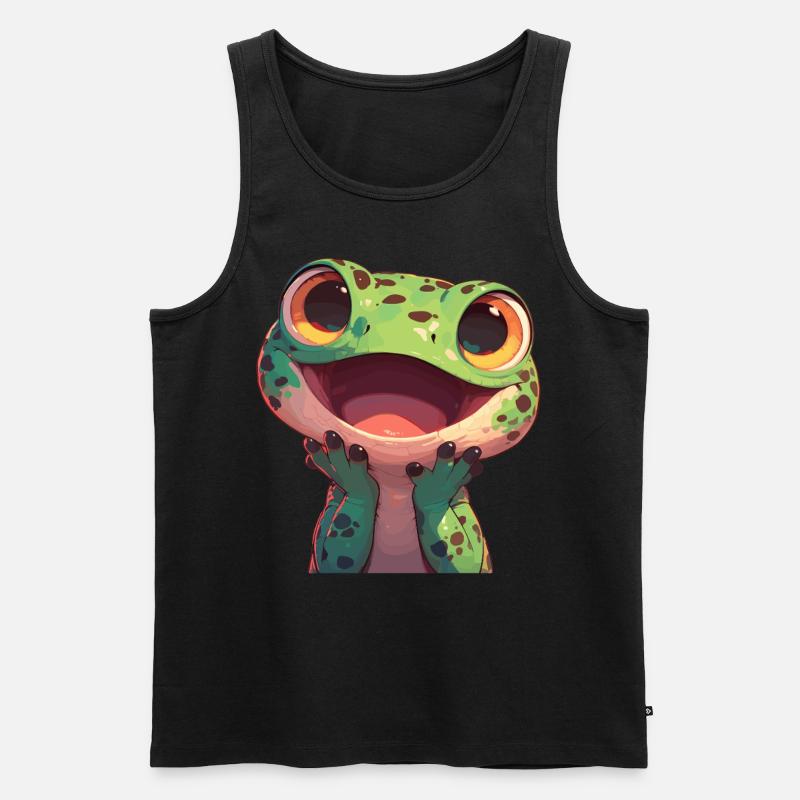 Eidechsen Eidechse - Männer Premium Bio Tank Top - Schwarz