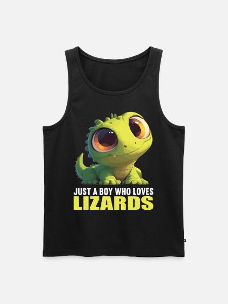 Lizards Lizard - Men's Premium Organic Tank Top - black