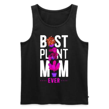 Amoureux des plantes Jardinage Maman Best - Débardeur bio Premium Homme - noir - Devant - Michal (187cm)