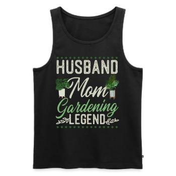 Plant Lover Gardening Wife Mom - Männer Premium Bio Tank Top - Schwarz - Vorne - Michal (187cm)