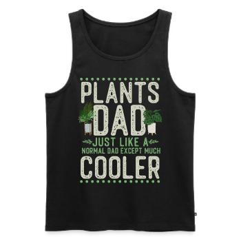 Plant Lover Gardening Dad Plants - Männer Premium Bio Tank Top - Schwarz - Vorne - Michal (187cm)