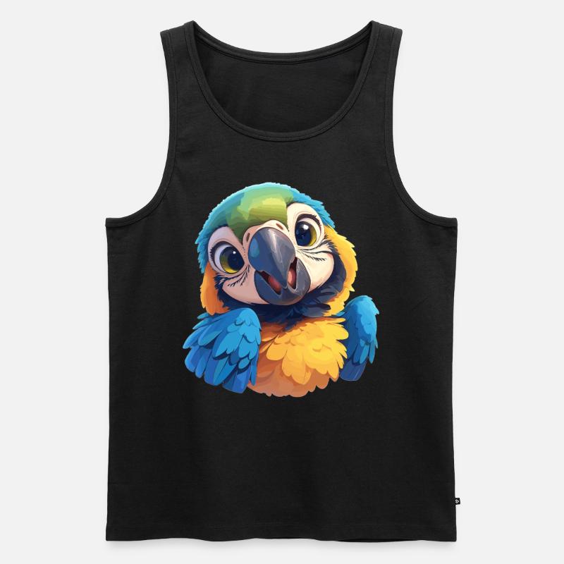 Aras Ara - Männer Premium Bio Tank Top - Schwarz