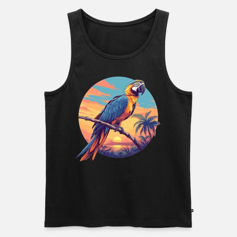 Aras Ara - Männer Premium Bio Tank Top - Schwarz