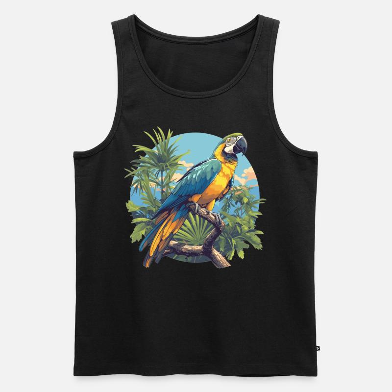 Aras Ara - Männer Premium Bio Tank Top - Schwarz