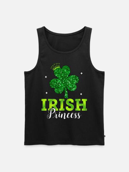 Irish Princess - Men's Premium Organic Tank Top - black
