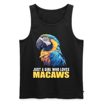 Macaw's Era - Men's Premium Organic Tank Top - black - Front - AI Model Male 178 light (178cm)
