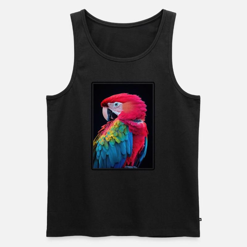 Aras Ara - Männer Premium Bio Tank Top - Schwarz