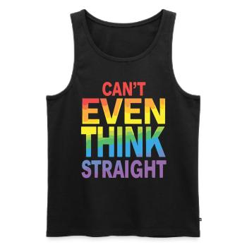 Pride LGBTQ Pride Regenbogen Pride Gay Pride Lgbtq - Männer Premium Bio Tank Top - Schwarz - Vorne - AI Model Male 178 light (178cm)