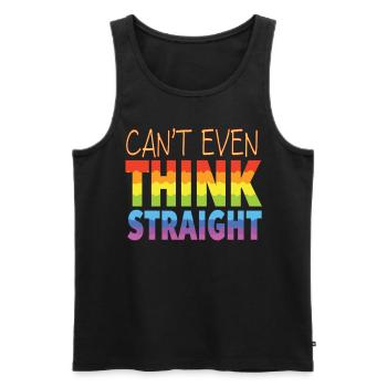 Pride LGBTQ Pride Regenbogen Pride Gay Pride Lgbtq - Männer Premium Bio Tank Top - Schwarz - Vorne - AI Model Male 178 light (178cm)