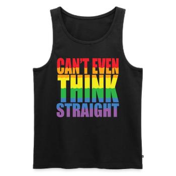 Pride LGBTQ Pride Regenbogen Pride Gay Pride Lgbtq - Männer Premium Bio Tank Top - Schwarz - Vorne - AI Model Male 178 light (178cm)