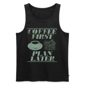 Architekt Architektur Geschenk Architekturstudent - Männer Premium Bio Tank Top - Schwarz - Vorne - AI Model Male 178 light (178cm)