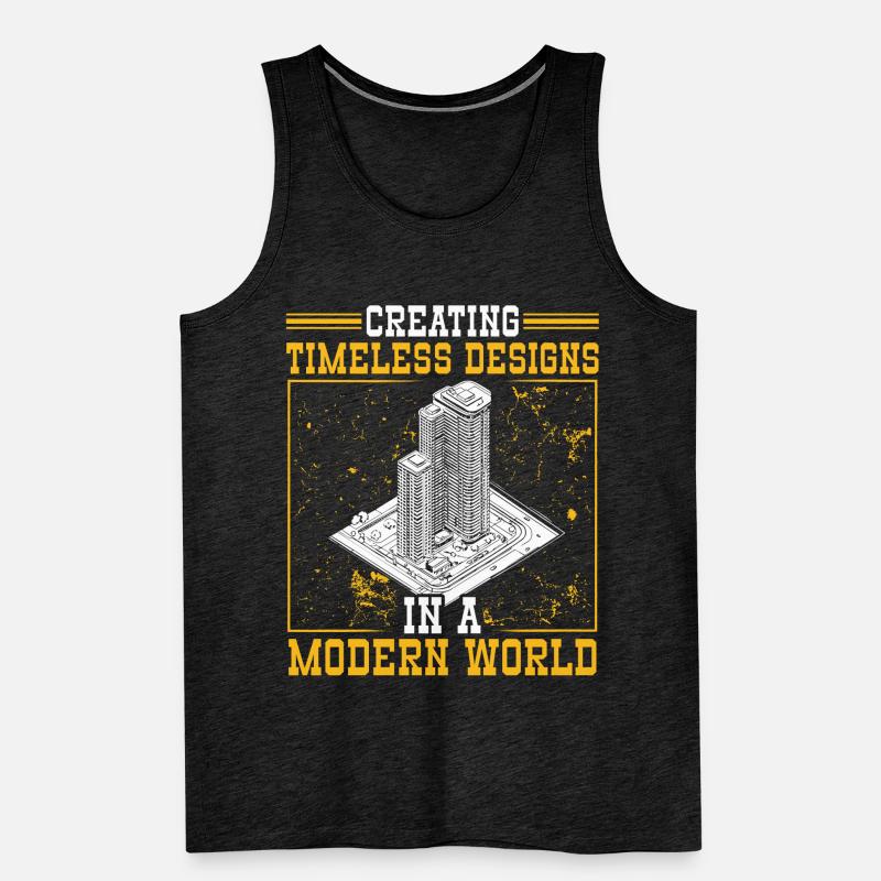 Architect Architecture Gift Architecture Student Men's Premium Organic Tank Top