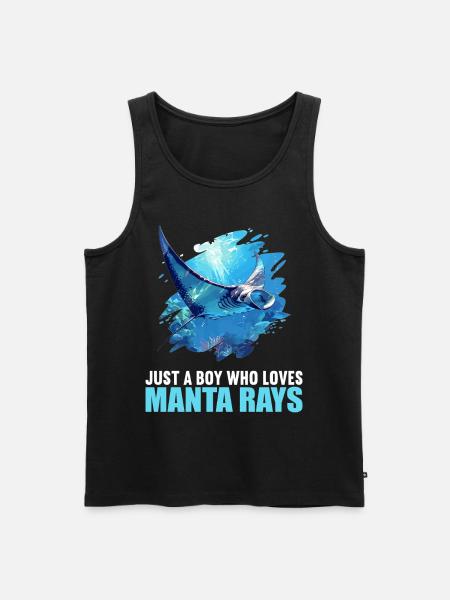 Manta Rays Manta Rays - Men's Premium Organic Tank Top - black