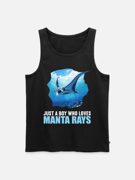 Manta Rays Manta Rays - Men's Premium Organic Tank Top - black