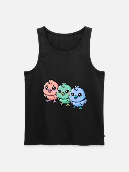 Baby Barn Barn Kylling Påske Småbarn Kylling - Premium økologisk Tanktop for menn - svart