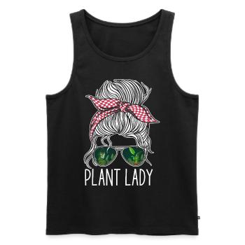 Plant Lover Gardening Plant Lady - Männer Premium Bio Tank Top - Schwarz - Vorne - Michal (187cm)