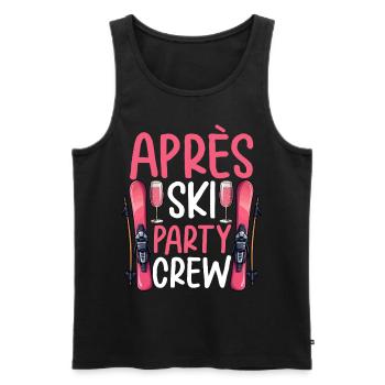 Équipe de fête après ski - Débardeur bio Premium Homme - noir - Devant - Michal (187cm)