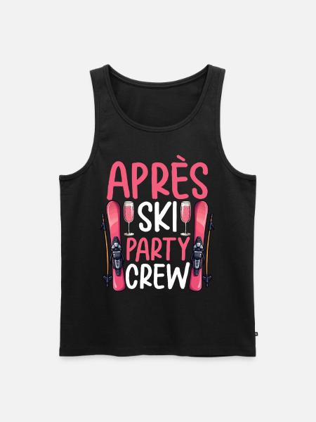 Après Ski Party Crew - Men's Premium Organic Tank Top - black