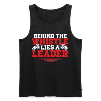 Trainer Geschenke Coach Geschenkidee - Männer Premium Bio Tank Top - Schwarz - Vorne - AI Model Male 178 light (178cm)