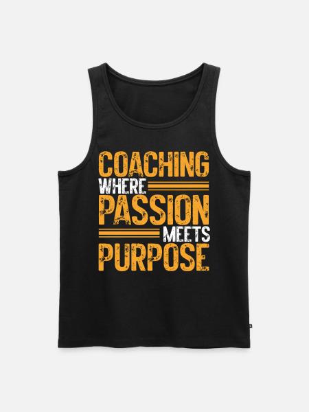 Trainer Geschenke Coach Geschenkidee - Männer Premium Bio Tank Top - Schwarz
