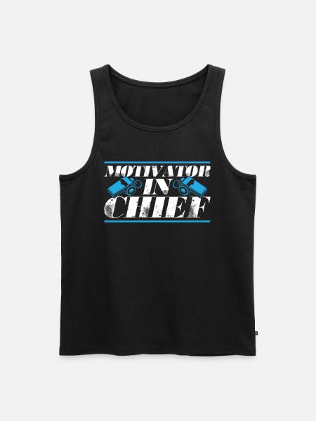 Trainer Geschenke Coach Geschenkidee - Männer Premium Bio Tank Top - Schwarz