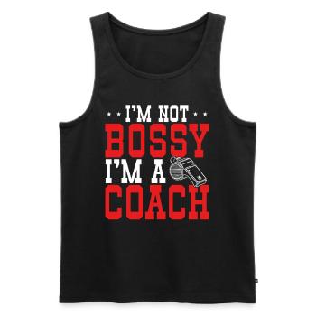 Trainer Geschenke Coach Geschenkidee - Männer Premium Bio Tank Top - Schwarz - Vorne - AI Model Male 178 light (178cm)