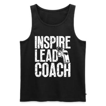 Trainer Geschenke Coach Geschenkidee - Männer Premium Bio Tank Top - Schwarz - Vorne - AI Model Male 178 light (178cm)