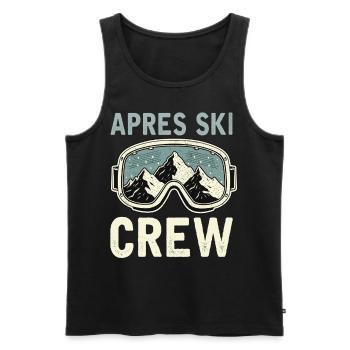 Équipage après-ski - Débardeur bio Premium Homme - noir - Devant - Michal (187cm)