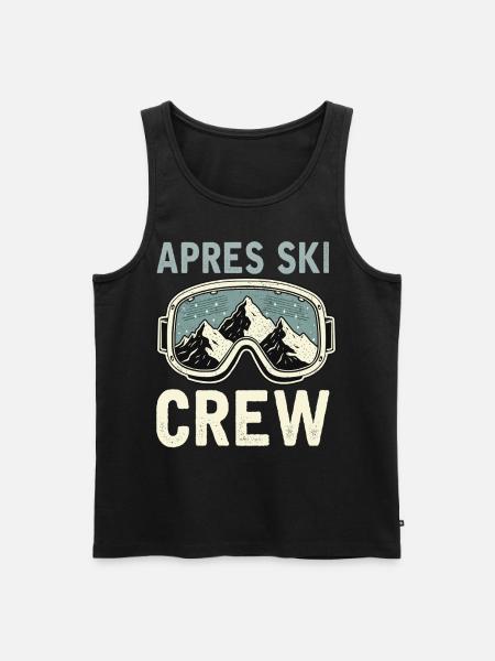 Après Ski Crew - Men's Premium Organic Tank Top - black