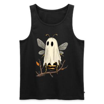 Costume d’abeille mignonne pour Halloween - Débardeur bio Premium Homme - noir - Devant - AI Model Male 178 light (178cm)