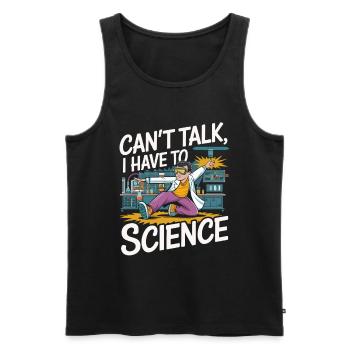 Wissenschaft Laborant Laboratorium Technicus - Männer Premium Bio Tank Top - Schwarz - Vorne - AI Model Male 178 light (178cm)