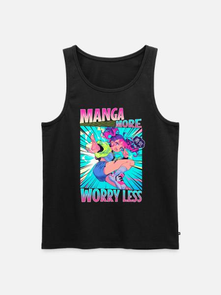 Manga Bøger Manga Elskere - Herre Premium økologisk tanktop - sort