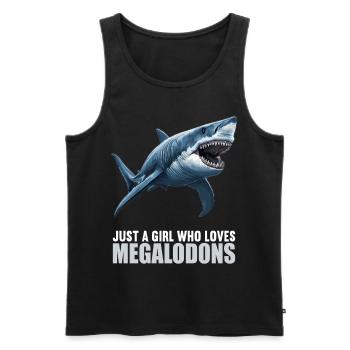 Megalodons Megalodon - Men's Premium Organic Tank Top - black - Front - AI Model Male 178 light (178cm)
