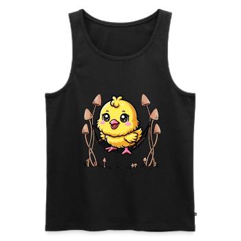 Hanging Out Chilling Hammock Chick Kids Child Baby - Men's Premium Organic Tank Top - black - Front - Michal (187cm)