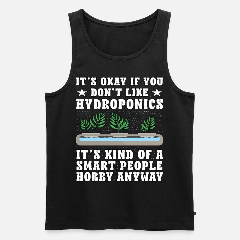 Hydroponik - Männer Premium Bio Tank Top - Schwarz