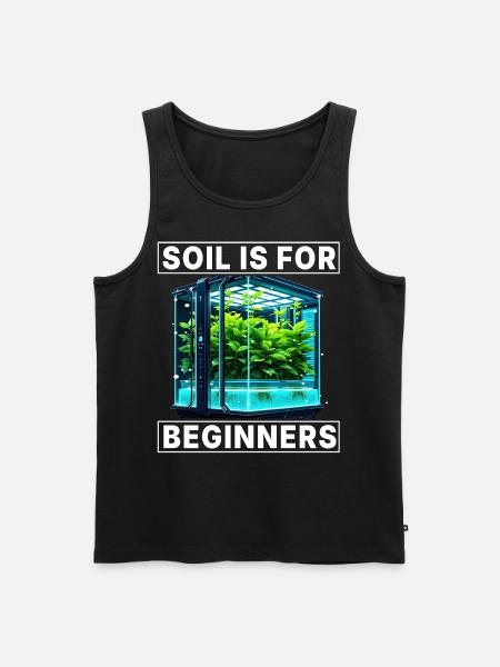 Soil is for Beginners - Men's Premium Organic Tank Top - black